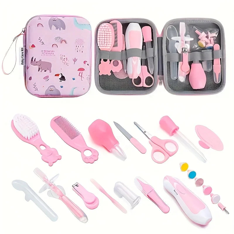 14pcs Healthcare Kit Portable Case Comprehensive Health - side angle