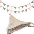 Pennant Banner Bunting Flags Multicolor - set overview
