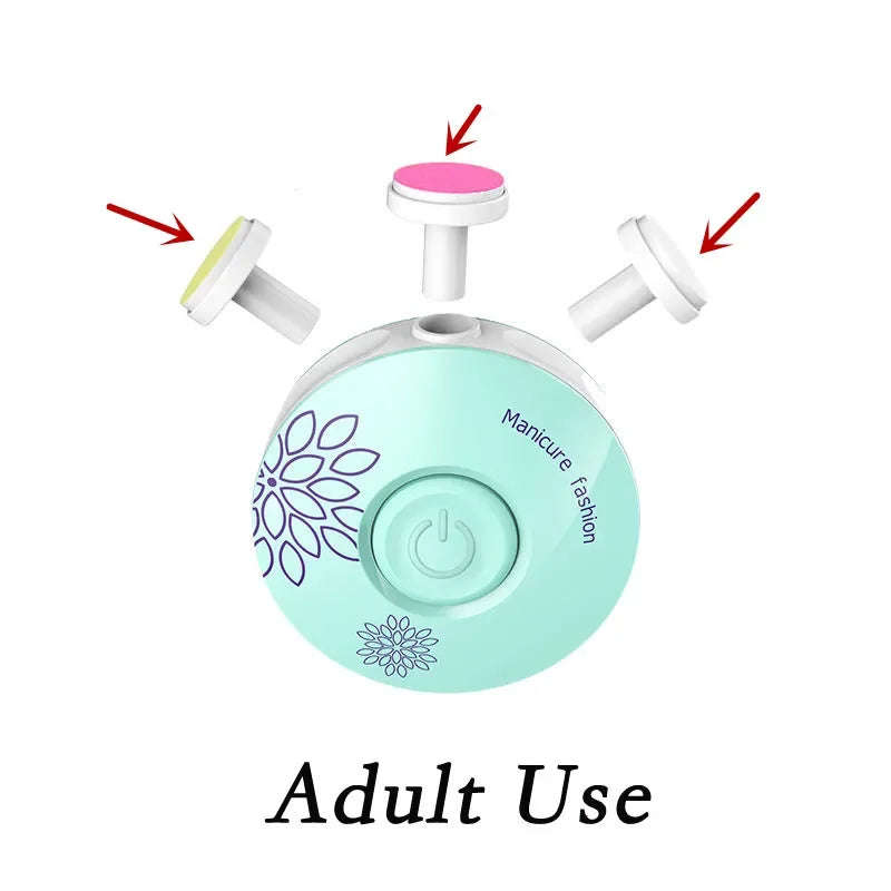 Baby Electric Nail Trimmer Kid Nail Polisher Tool Baby - detail view