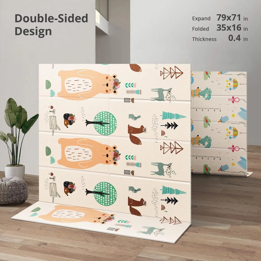 Foldable Baby Play Mat - detail view