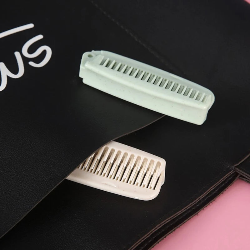 1Pc Portable Travel Hair Comb Brush Foldable Massage