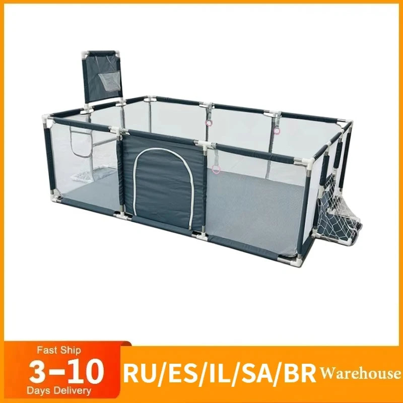 Playpens Baby Pull Rings Indoor Baby Playground Kids - front view