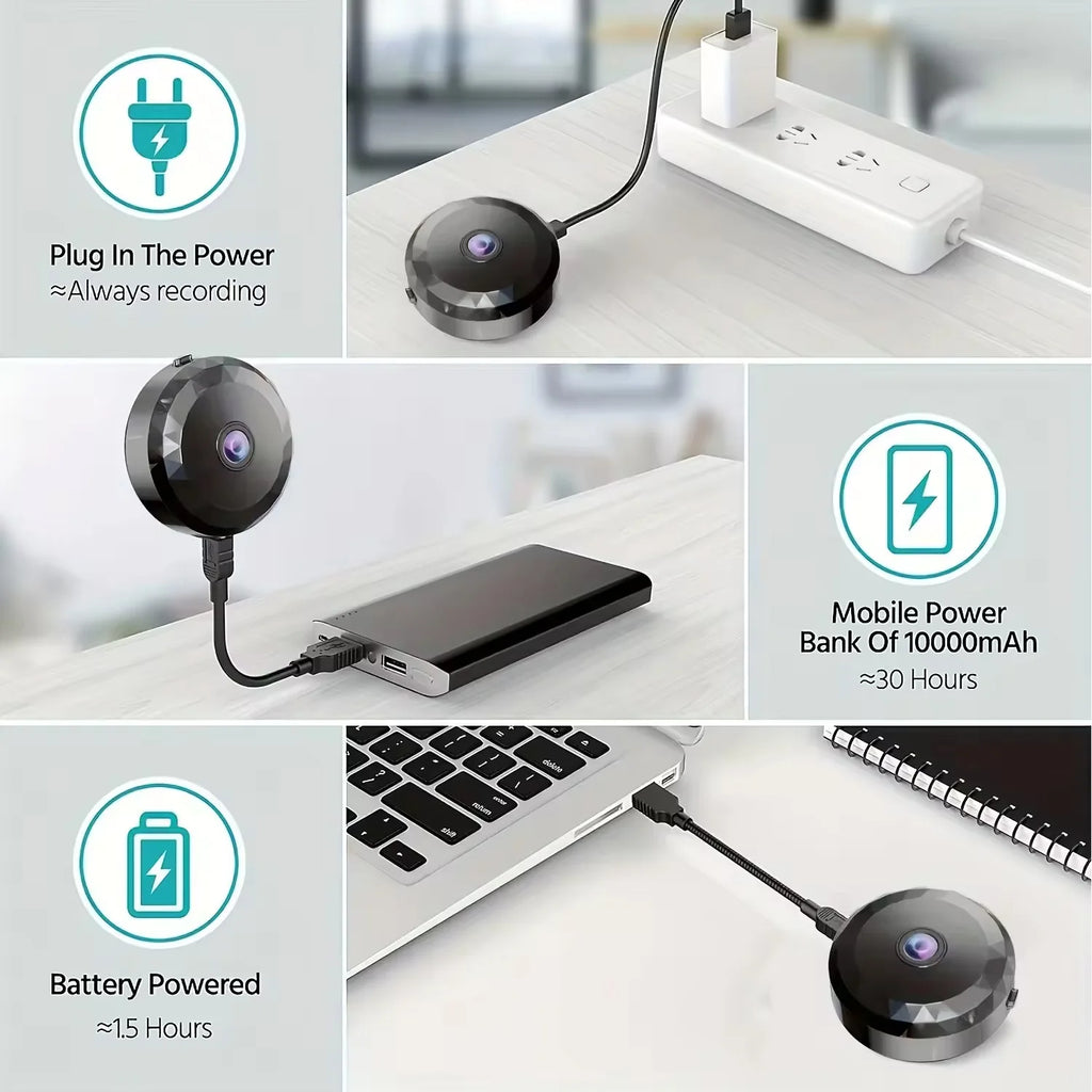 1080P HD Mini WiFi Camera Baby Monitor Indoor Safety - feature close-up