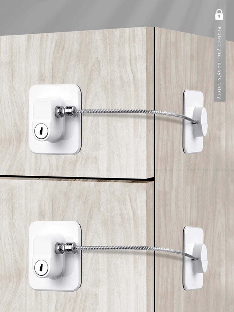 Baby Child Safety Lock Window Refrigerator Opening - material close-up