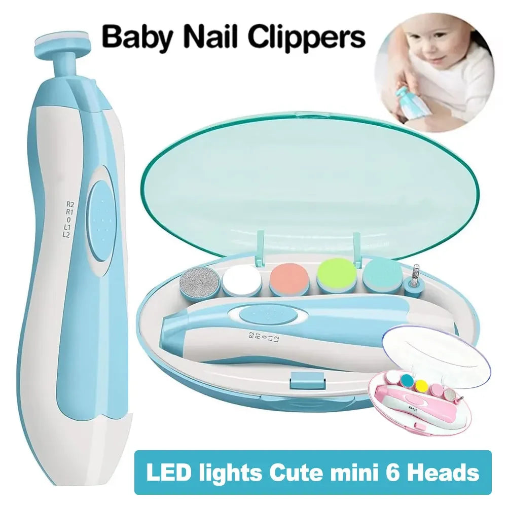 Multifunctional Electric Baby Cutter Trimmer Manicure - lifestyle in-use
