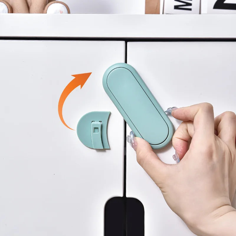 Easy Install No-Drill 360 Rotation Child Safety Cabinet - feature close-up