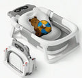 Baby BathtubFoldable Baby Bath Tub Newborn Toddler 0-18