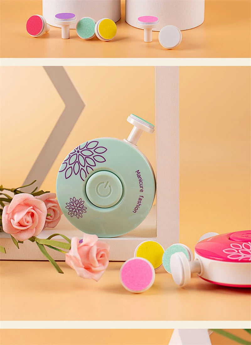 Baby Electric Nail Trimmer Kid Nail Polisher Tool Baby