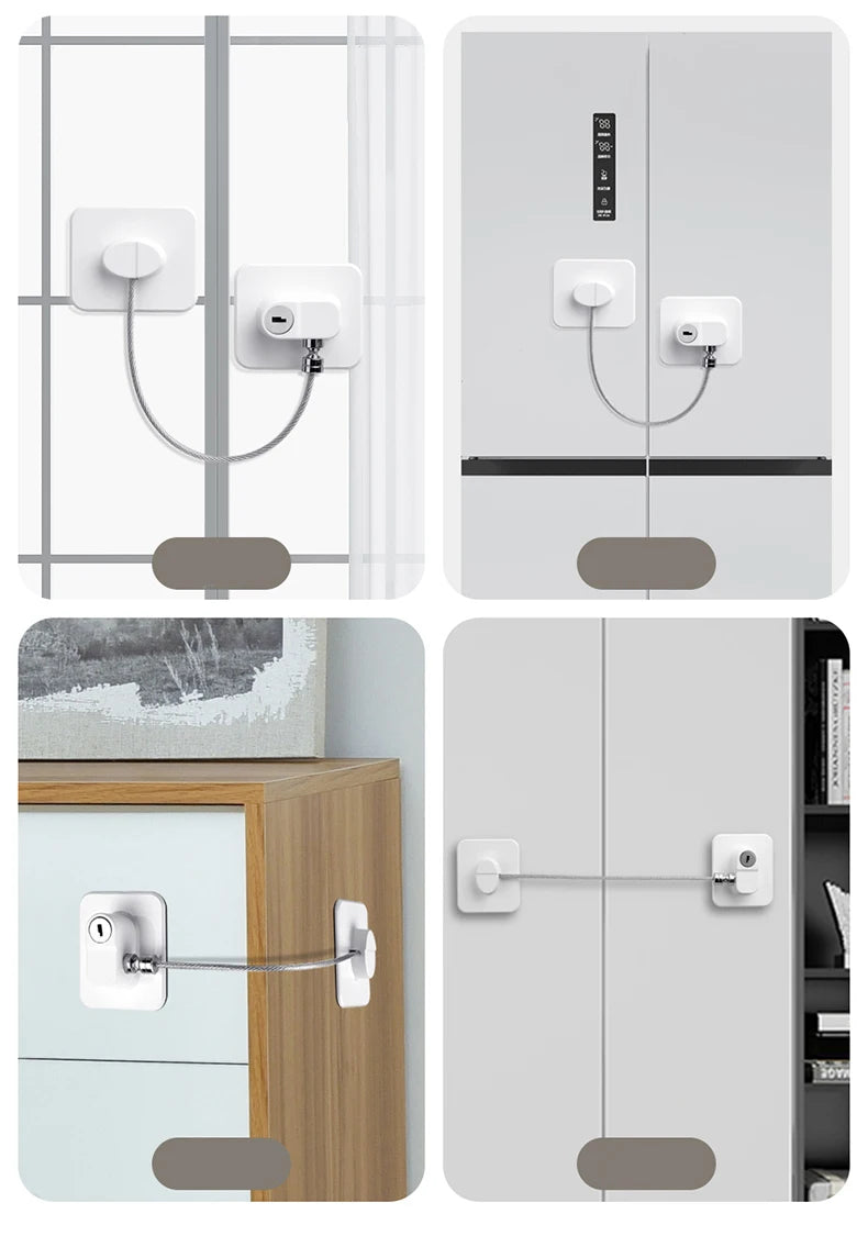Baby Child Safety Lock Window Refrigerator Opening
