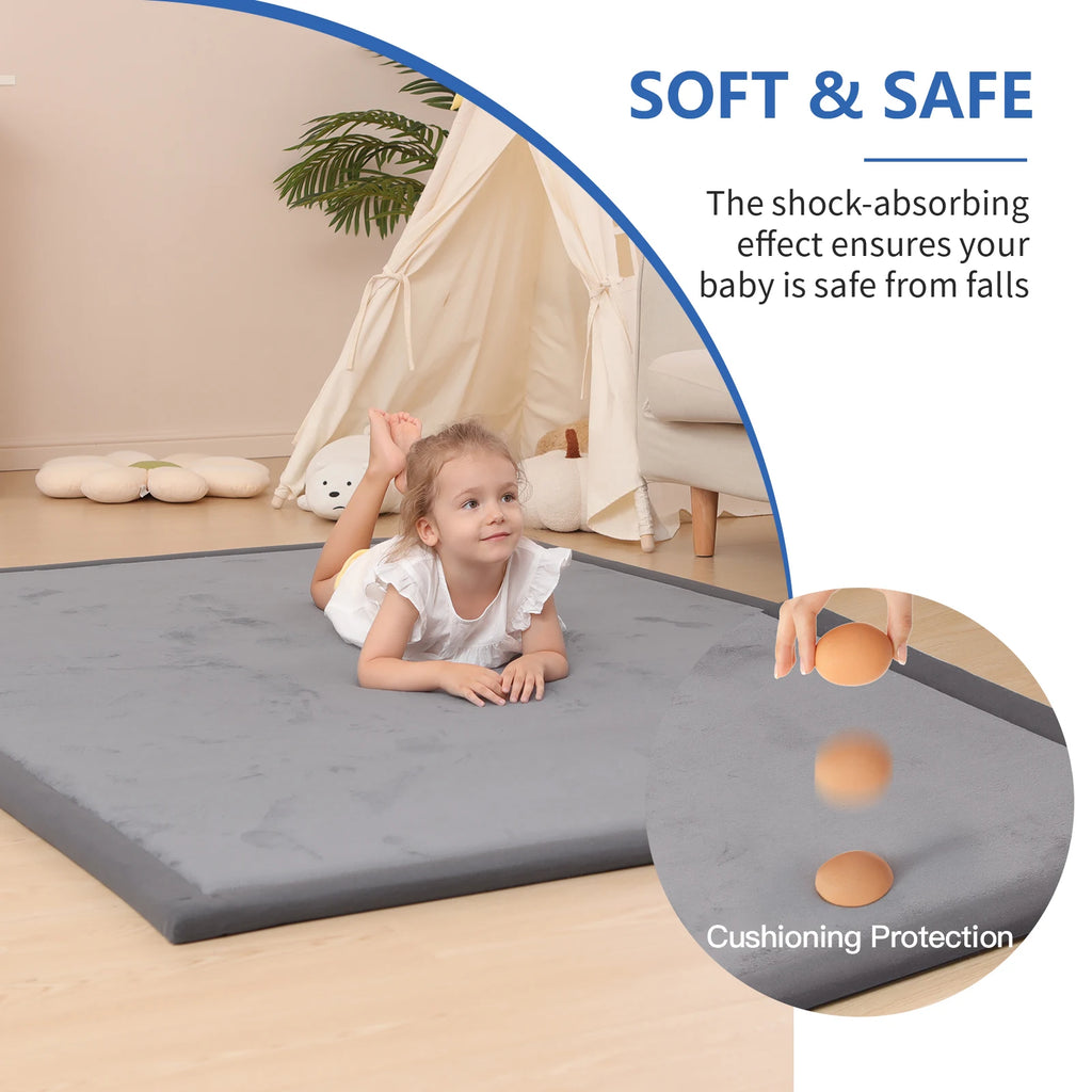 Huloosleep 4 Colors Baby Crawling Play Mats Non-Slip - feature close-up