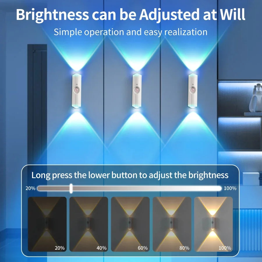 LED Cabinet Lights Motion Sensor Ambient Light Magnetic - lifestyle in-use