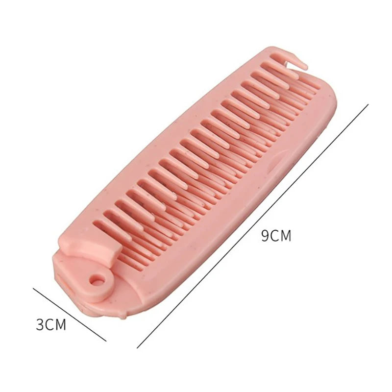 1Pc Portable Travel Hair Comb Brush Foldable Massage