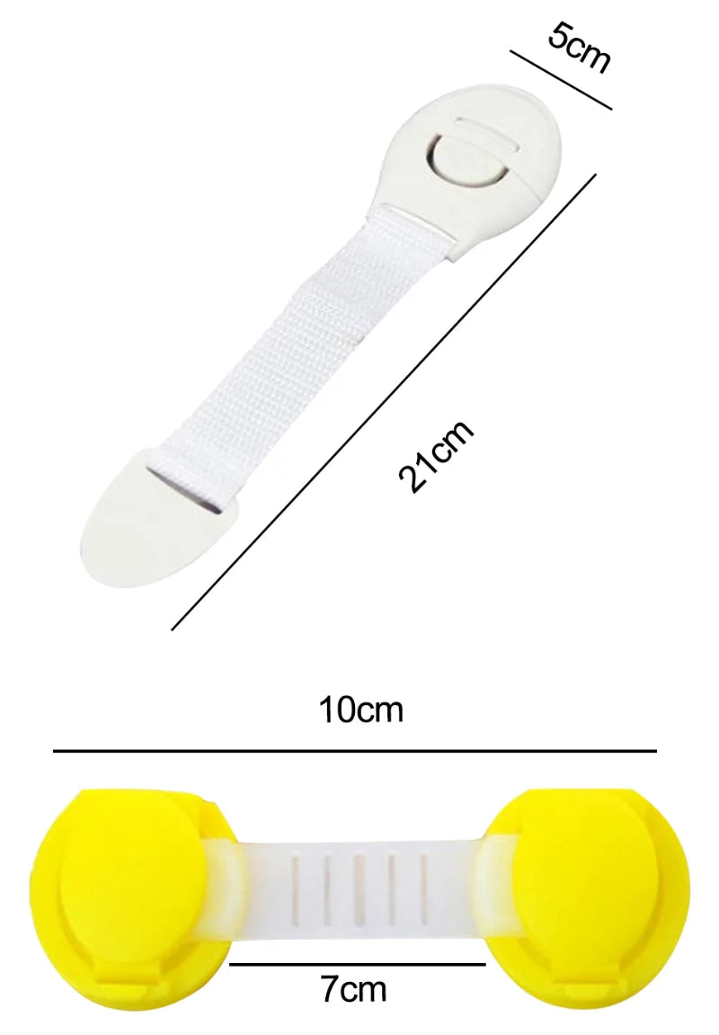 1 5 10pcs Child Safety Cabinet Lock Baby Proof Security - material close-up