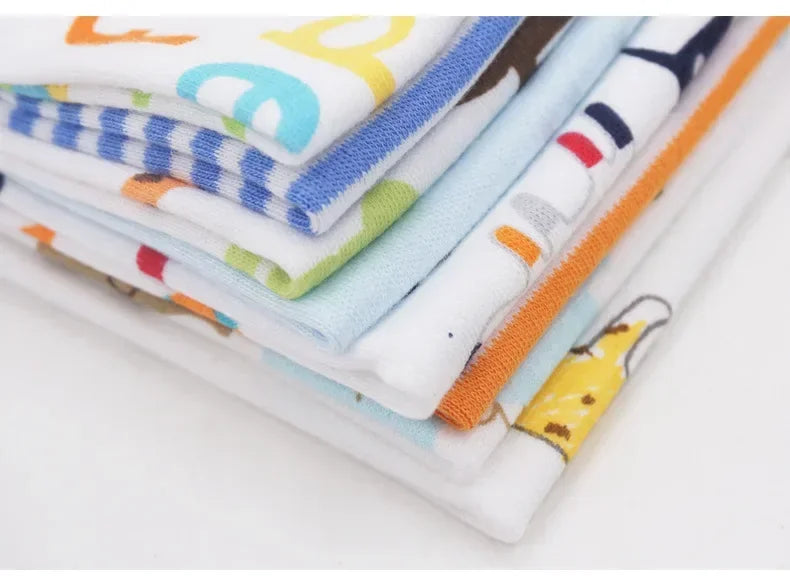 5 8 Pcs Cotton Newborn Baby Towels Set Saliva Towel