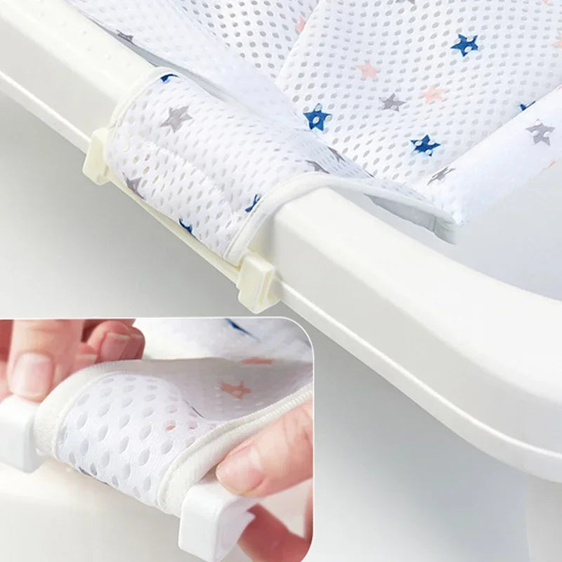 Baby Bath Net Mat Children Newborn Adjustable Bathtub - detail view