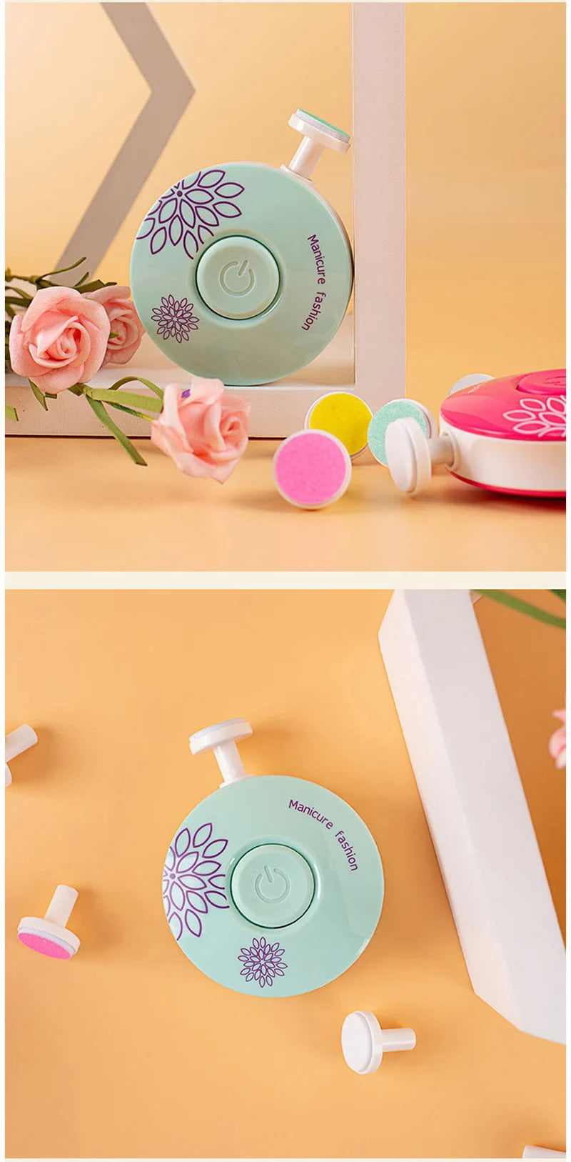Electric Baby Nail Trimmer Kid Nail Polisher Tool