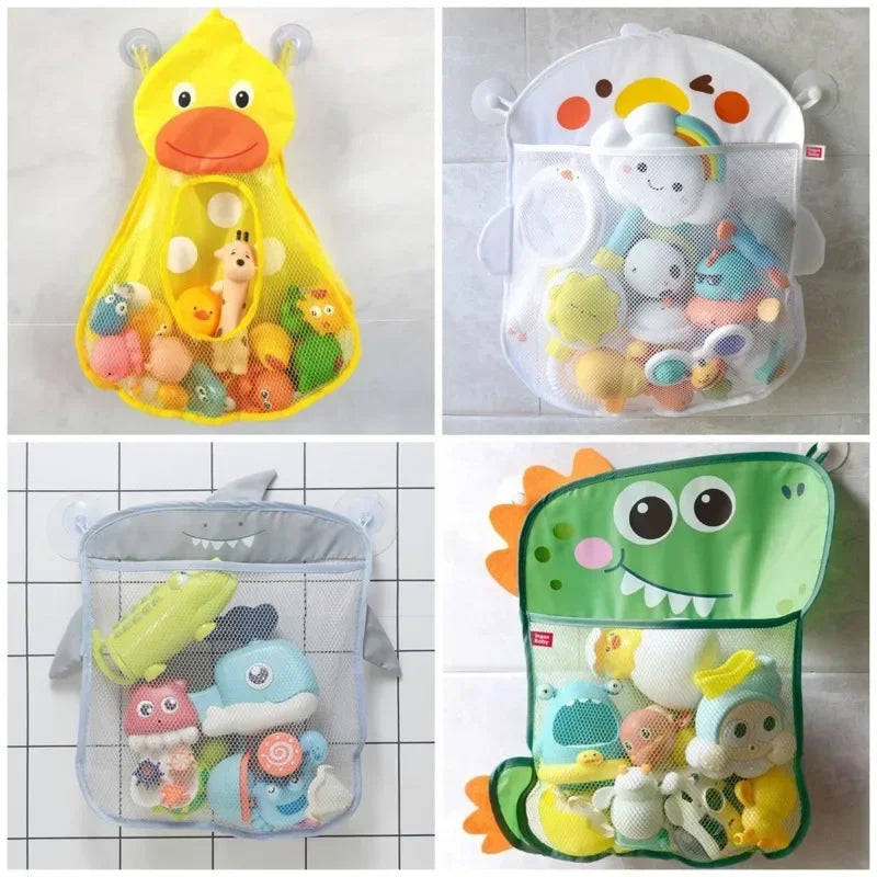 Baby Bath Toys Organizer Quick Dry Toddlers Mesh Net - material close-up