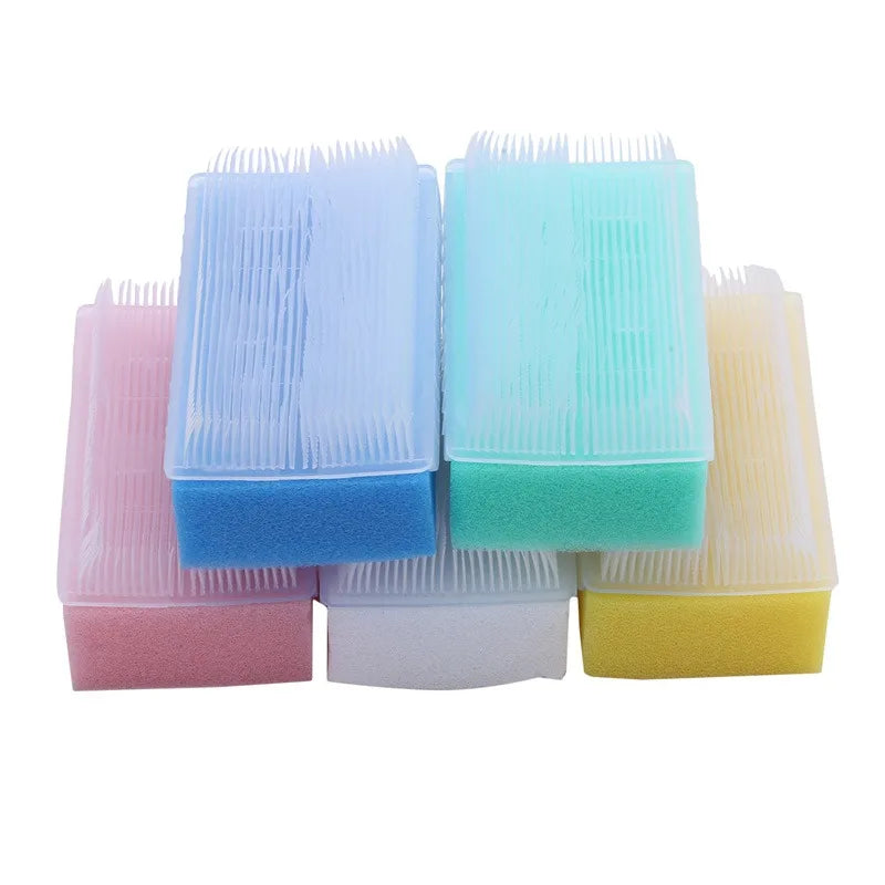 5pcs pack Children Sensory Brush Baby Bath Sponge Brush