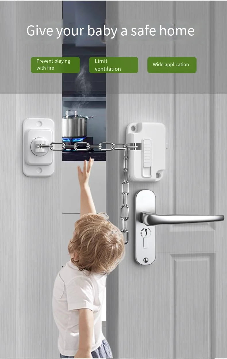 Child Safety Locks Upgraded Adjustable Window Limiters - side angle