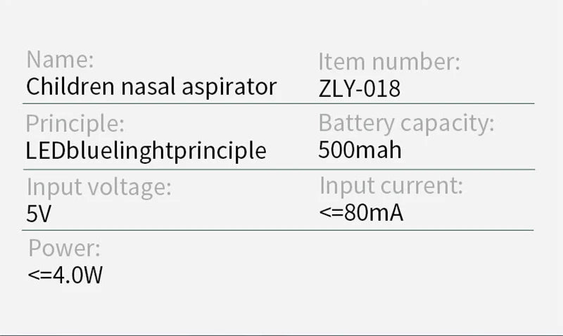 2025 New Pattern Baby Electric Nasal Aspirator Newborn