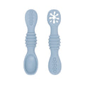 Baby Spoon Fork Set Food Grade Silicone Sticky Spoon