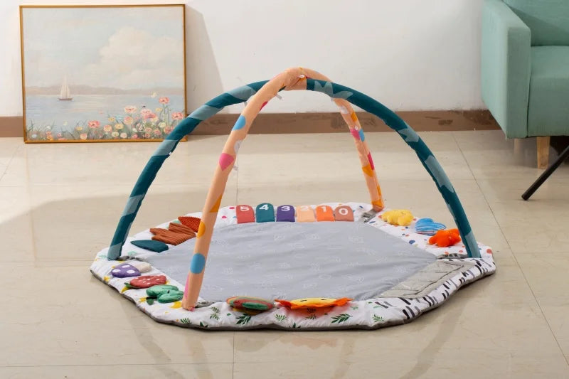 Large Baby Play Gym Mat Sensory Toys 0-18 Months Tummy