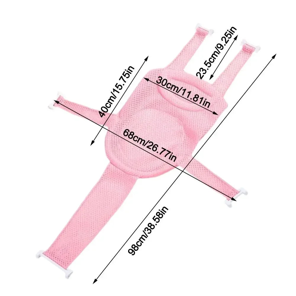 Cross-shaped Newborn Baby Bath Cushion Adjustable