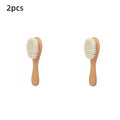 1 2 4pcs Baby Hair Brush Comb Set Newborn Wood Comb