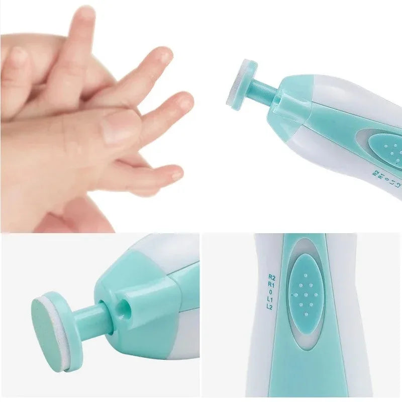 Multifunctional Electric Baby Cutter Trimmer Manicure - front view