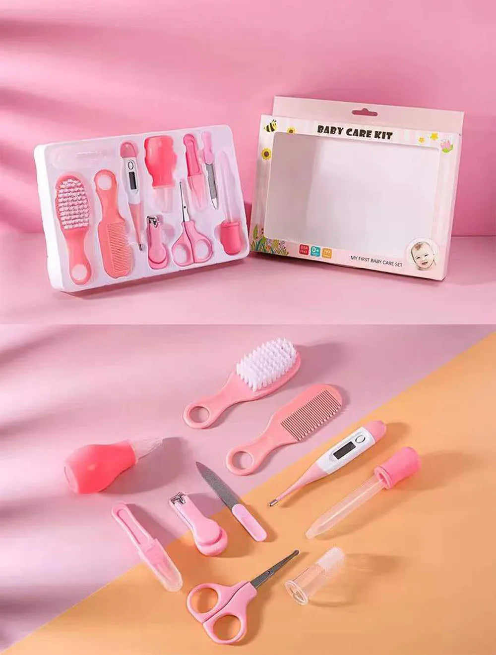 10PCS Set Baby Health Care Kit Kids Nail Hair Health
