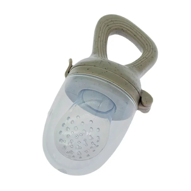 1PC Silicone Baby Fruit Feeder Cover Baby Nipple Fresh - top-down view