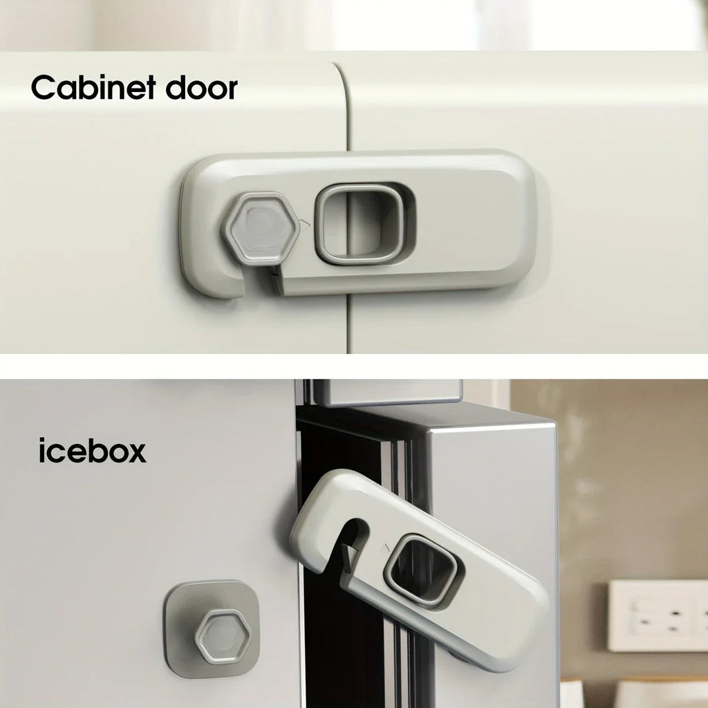 2PCS Storage Cabinet Security Universal Lock - set overview