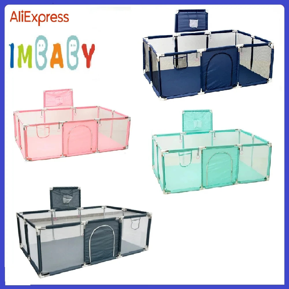 IMBABY-Parque Infantil Grande Para Crianças - lifestyle in-use