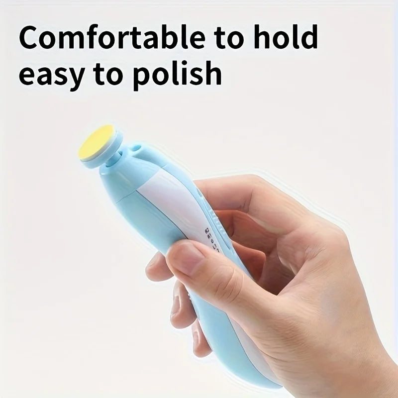 7-in-1 Baby Electrical Nail Trimmer with Portable Case - lifestyle in-use
