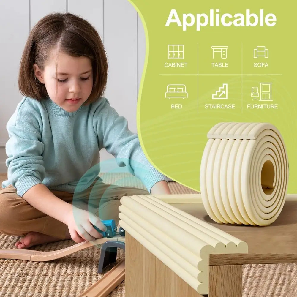 2m Desk Edge Guard Strip Self Adhesive Soft Anti - packaging view
