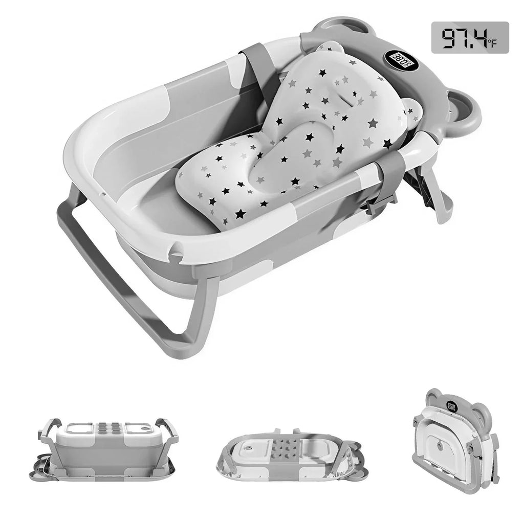 Newborn Collapsible Baby Bathtub Portable Travel Tub