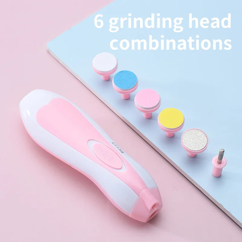 Multifunctional Electric Baby Nail Trimmer Set - size reference