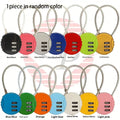 1pc Bicycle anti-theft luggage zinc alloy password lock