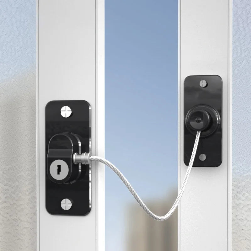Children Safety Windows Lock Multi-Functional Anti-Fall - front view