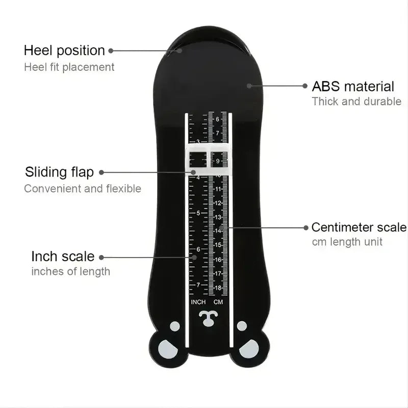 Kids Toddler Foot Measure Gauge Shoes Size Measuring
