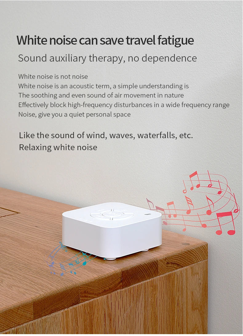 Baby White Noise Machine for Sleeping - set overview
