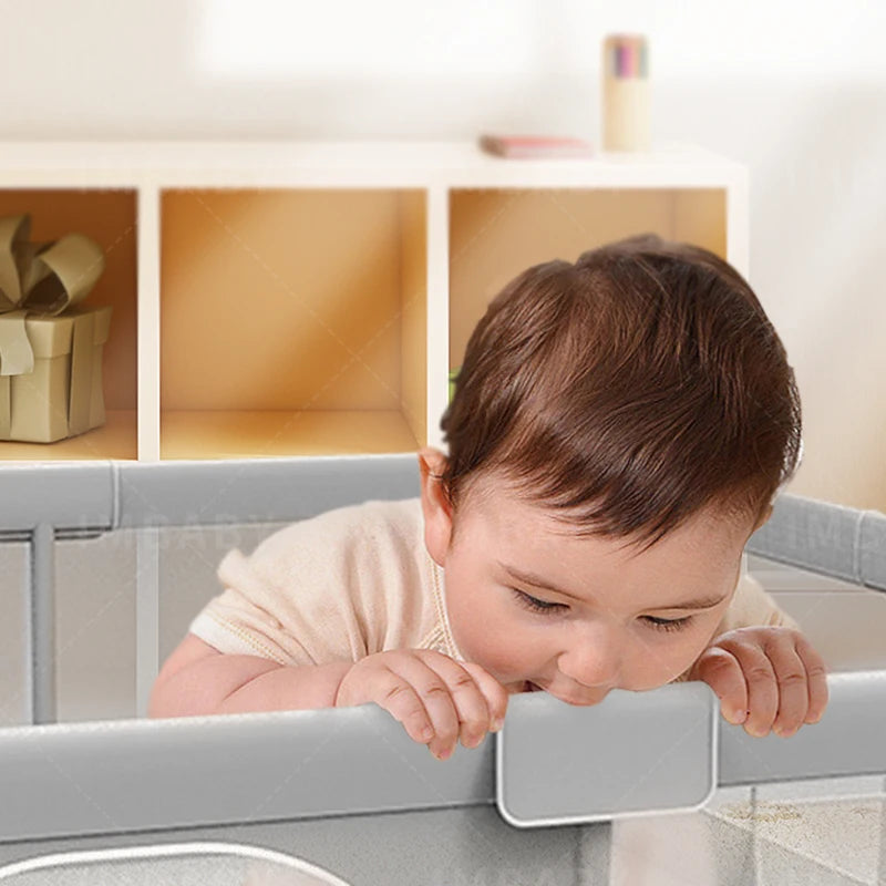 IMBABY Grey Corral Baby Protective Angle Baby - size reference