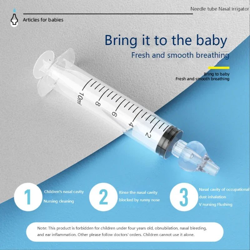 10ML Baby Nasal Aspirator Syringe Baby Nose Cleaner
