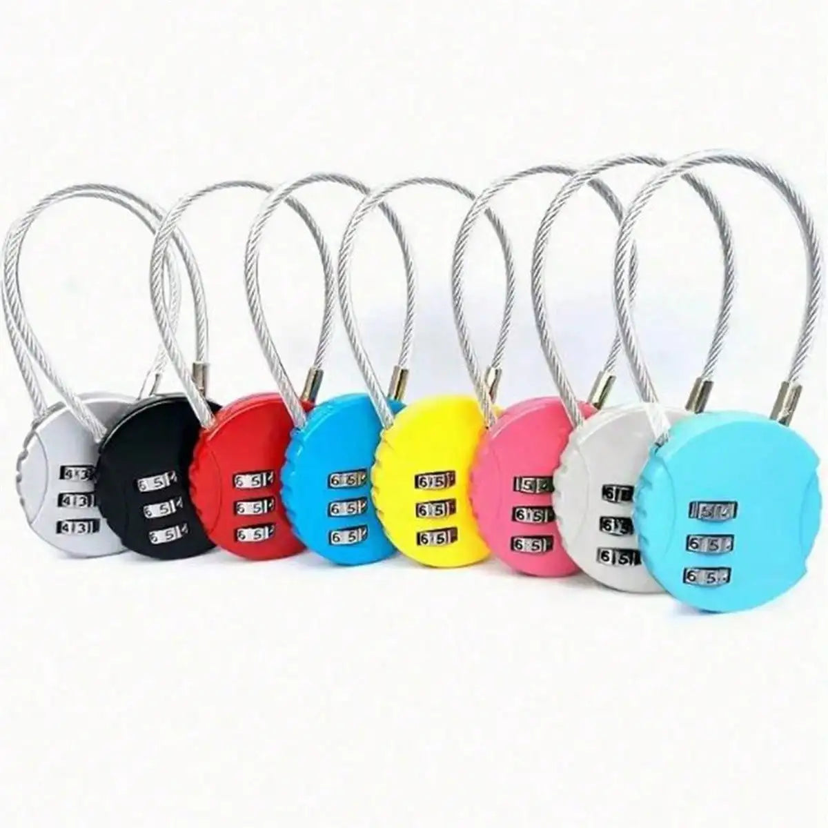 1pc Bicycle anti-theft luggage zinc alloy password lock