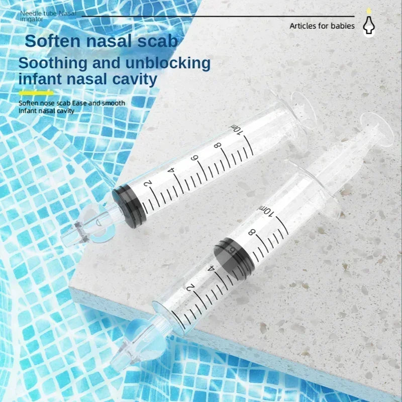 Silicone Baby Nasal Aspirator Syringe Baby Nose Cleaner - size reference