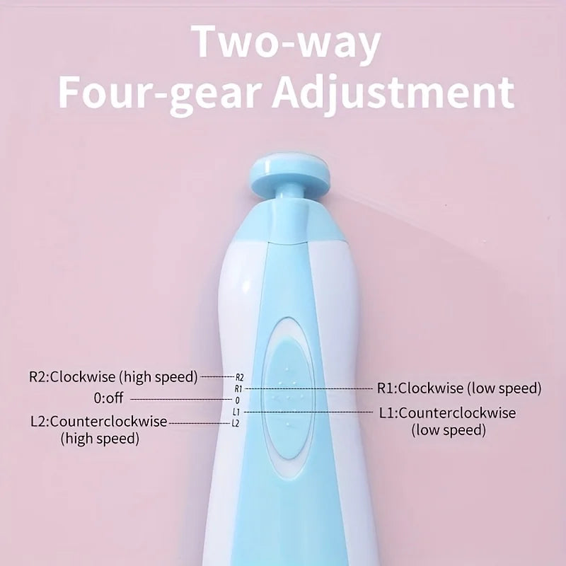 7-in-1 Baby Electrical Nail Trimmer with Portable Case