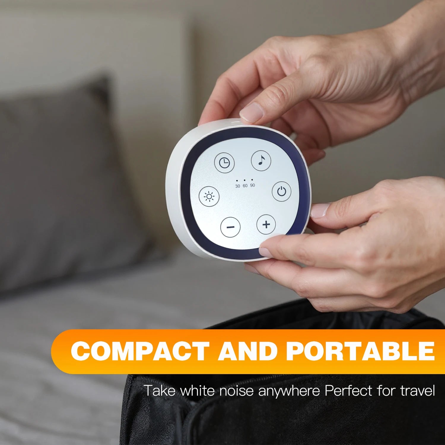 Portable White Noise Machine Baby Kids 24 Soothing