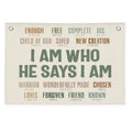 Christian Wall Decor Canvas Banner - front view