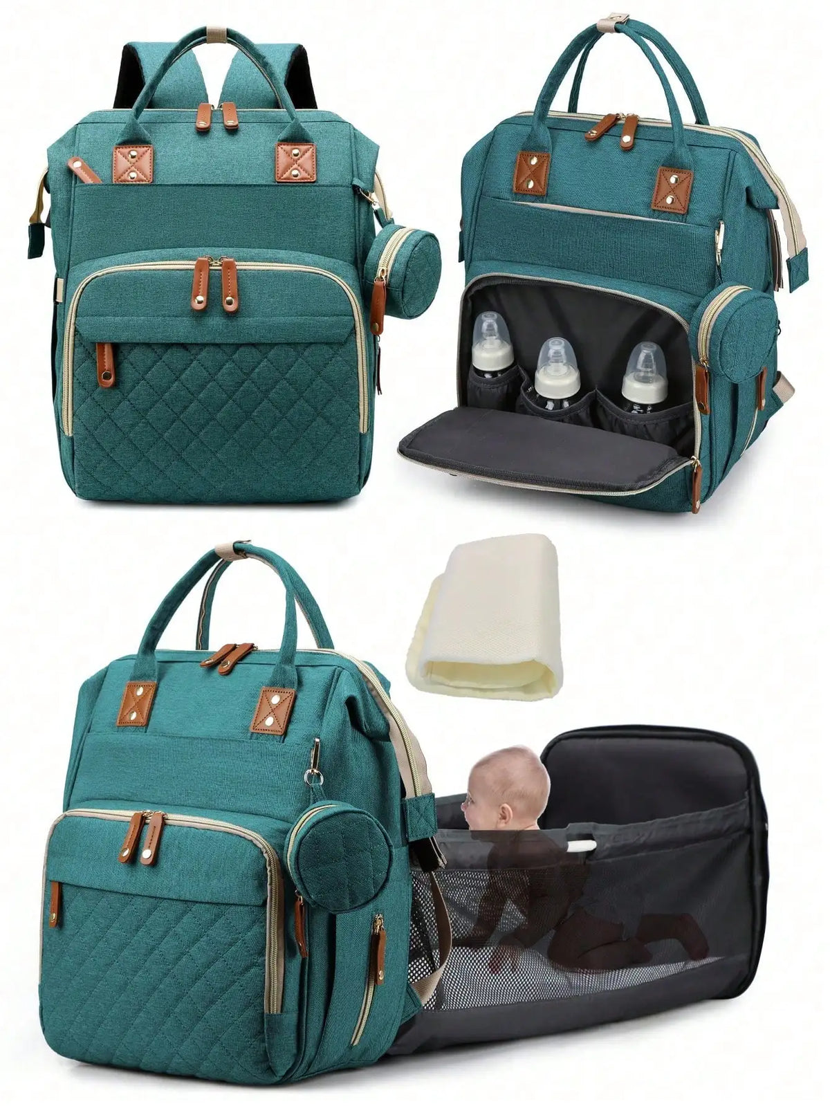 1pc Baby Diaper Bag Backpack