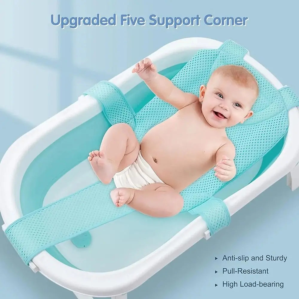 Cross-shaped Newborn Baby Bath Cushion Adjustable